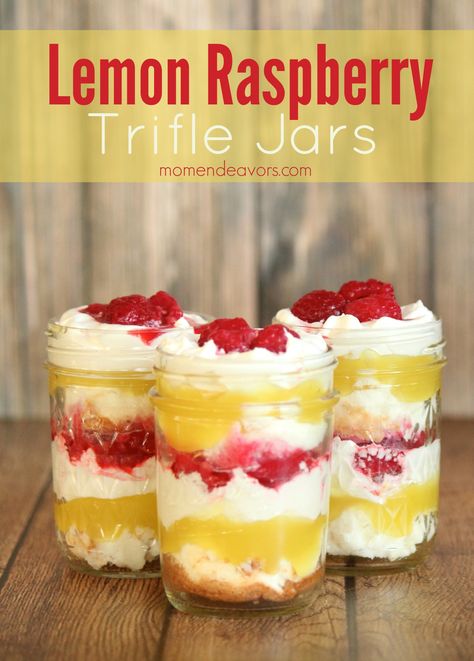 Snickers Dessert, Trifle Bowl Recipes, Raspberry Trifle, Trifle Dessert Recipes, Mason Jar Desserts, British Desserts, Trifle Desserts, Dessert In A Jar, Mason Jar Meals