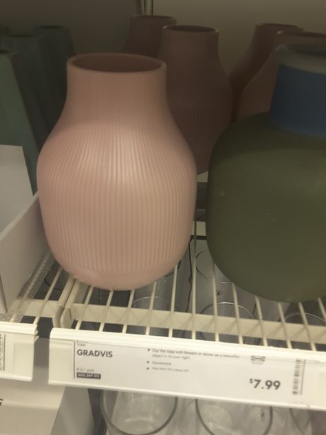 Ikea gradvis blush pink vase Pink Vase, Blush Pink, Blush, Vase, Pink, Home Decor, Home Décor