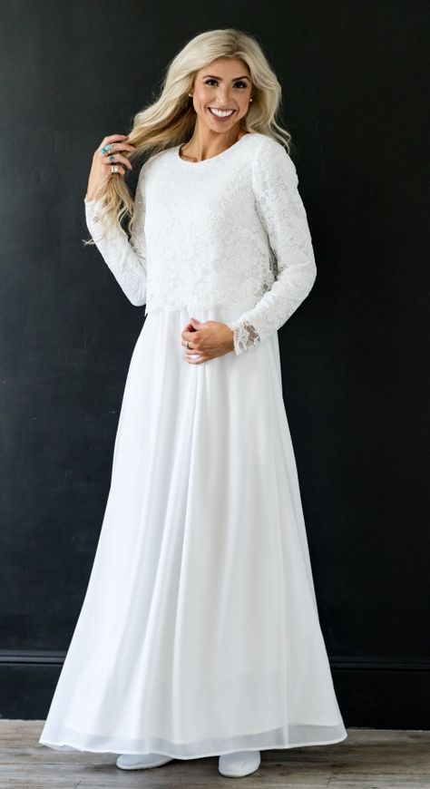 LDS Temple Dresses and Sets | White Elegance White Georgette Dress, Lds Temple Dresses, Lds Temple Dress, Temple Dresses, Pretty White Dresses, White Temple, Temple Dress, White Elegance, Lds Temple