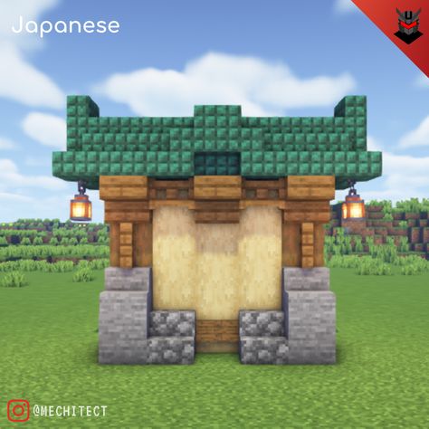 Japanese Fence Minecraft, Japanese Walls Minecraft, Minecraft Japanese Wall Designs, Japanese Interior Design Minecraft, Japanese Wall Minecraft, Minecraft Building Ideas Japanese, Minecraft Server Spawn Ideas, Japanese Minecraft Builds, Minecraft Wall Designs