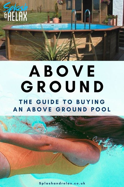 We have a large selection of above ground swimming pools at the lowest prices in the UK! Find out which is the best suited pool for you wth our guide to Above Ground Pools 🌊 #abovegroundpools #swimmingpools #homeupgrade #treatyourself #familyfun #backgarden #guide Types Of Pools, Above Ground Pools, Ground Pools, Above Ground Swimming Pools, Home Upgrades, Above Ground Pool, Back Garden, Family Fun, Swimming Pools