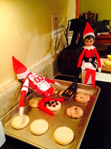 How elf on the shelf makes chocolate chip cookies Make Chocolate Chip Cookies, On The Shelf, Chip Cookies, Elf On The Shelf, Chocolate Chip Cookies, Chocolate Chip, Elf, Chips, Shelves