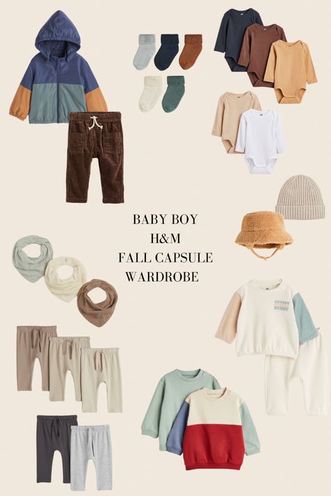 Baby Boy Capsule Wardrobe, Fall Outfits For Baby Boy, Baby Capsule Wardrobe, Boy Fall Outfits, Baby Boy Fall Outfits, Wardrobe Minimalist, Capsule Wardrobe Minimalist, Neutral Capsule Wardrobe, Winter Baby Boy