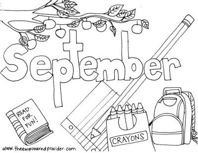 Months Of The Year Coloring Pages, September Worksheets, Month Drawings, Monthly Coloring Pages, Division Worksheets Grade 3, September Coloring Pages, Coordinate Geometry, September Colors, Early Childhood Program