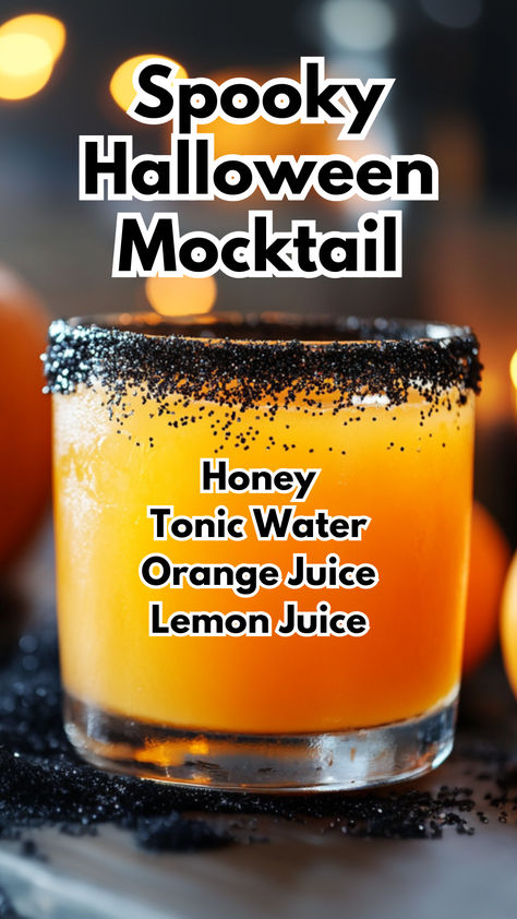 Spooky Halloween Mocktail Diy Halloween Mocktails, Halloween Mocktails Non Alcoholic Easy, Halloween Beverages Non Alcoholic, Spooky Drinks Nonalcoholic, Halloween Mocktail Recipe, Halloween Mocktails Non Alcoholic, Halloween Drinks Nonalcoholic, Halloween Drinks For Kids, Neon Drink