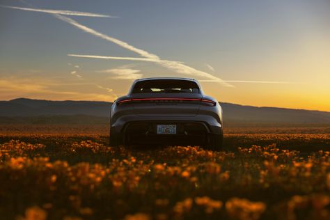 Porsche Taycan Turbo S on Behance Car Aesthetic Photos, Porsche Photography, Car Landscape, Porche Car, Porsche Aesthetic, Porsche Taycan Turbo S, Canon R5, Car Scene, Airplane Wallpaper