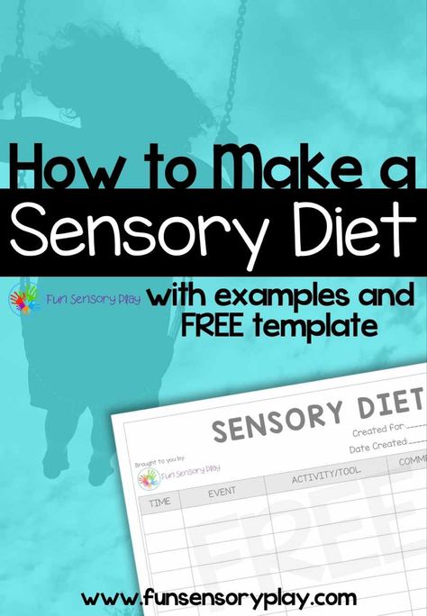 Sensory diet template Sensory Diet Template, Sensory Diet Activities, Isabelle Paige, Sensory Diet Schedule, Diet Template, Costume Mermaid, Occupational Therapy Kids, Diet Schedule, Sensory Diet