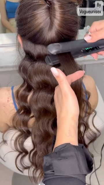 Long Hair Color Ideas, Hair Curling Tips, Curls For Long Hair, Long Hair Color, Front Hair Styles, Hair Up Styles, Hair Stylist Life, Sleeves Clothing, Easy Hairstyles For Long Hair