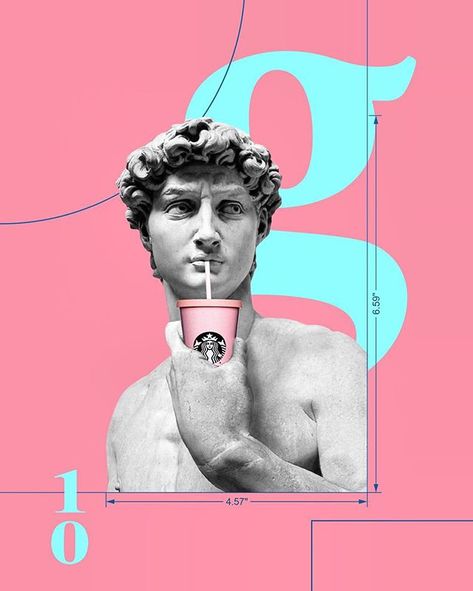 Keep it simple . . #poster #posterdesign #design #graphicdesigner #michelangelo #david #sculpture #typography #typographydesign #rgb #art… Michelangelo David, David Sculpture, Simple Poster, Keep It Simple, Typography, Sculpture, Collage, Pink, Design