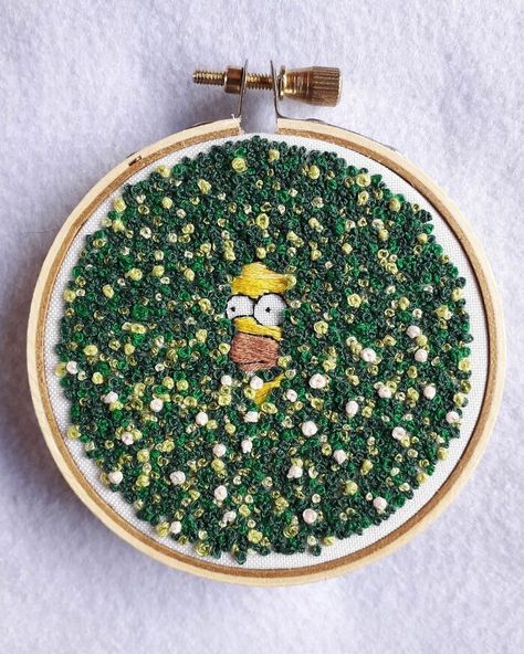 Funny Embroidery, Hemma Diy, 강아지 그림, Basic Embroidery Stitches, Hand Embroidery Projects, Pola Sulam, Creative Embroidery, Cute Embroidery, 자수 디자인