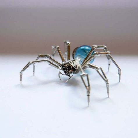 3d Printed Robot, Spider Robot, Recycled Watch, Gadget Tecnologici, Future Technology Concept, Steampunk Animals, Mechanical Animals, Robot Animal, New Technology Gadgets