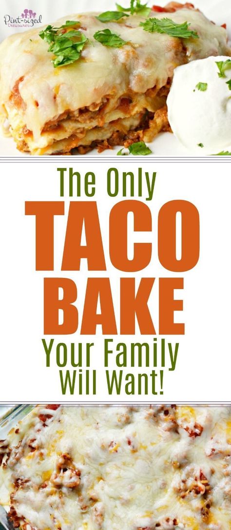 Easy Taco Bake, Easy Taco Casserole, Taco Pie Recipes, Cheese Taco, Taco Pie, Taco Bake, Cooking Challenge, Taco Casserole, Dinner Meal