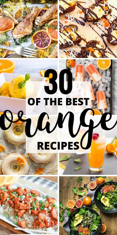 30 of the Best Orange Recipes Lamb Tacos Recipes, Lamb Taco, Orange Recipe, Recipe List, Lime Recipes, Orange Recipes, Recipes To Make, Sheet Pan Recipes, Recipes Breakfast