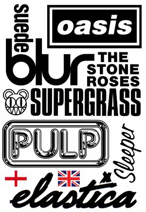 #music #bands #britpop #british #oasis #suede #blur #radiohead #supergrass #elastica #sleeper #the stone roses #pulp Top 10, Band