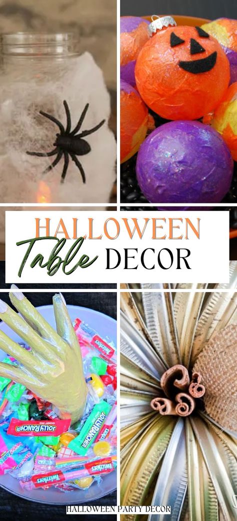 Get your home ready for Halloween with these 20 amazing centerpiece ideas! From spooky to chic, these DIY centerpieces will add a festive touch to your decor. Check them out now! Diy Halloween Centerpieces, Halloween Centerpiece Ideas, Halloween Centerpieces, Inspired Photos, Halloween Centerpiece, Halloween Table Decorations, Spooktacular Halloween, Ready For Halloween, Centerpiece Ideas