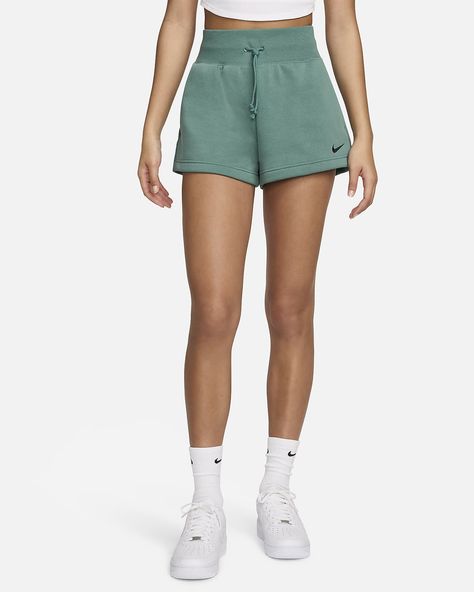 Nike Sportswear Phoenix Fleece Women's High-Waisted Loose Shorts. Nike.com Nike Sportswear Phoenix Fleece, Shorts Nike, Loose Shorts, Nike Sportswear, Phoenix, Free Delivery, Casual Outfits, High Waisted, Nike