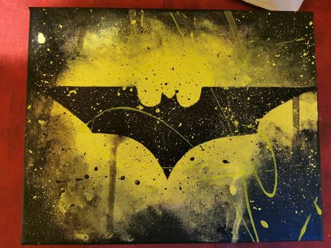 Batman Pop Art, Batman Painting, Sassy Wallpaper, Spider Art, Cute Canvas Paintings, Easy Canvas Art, Cute Canvas, Acrylic Artwork, Batman Art