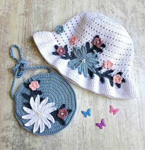 Floral crochet pattern