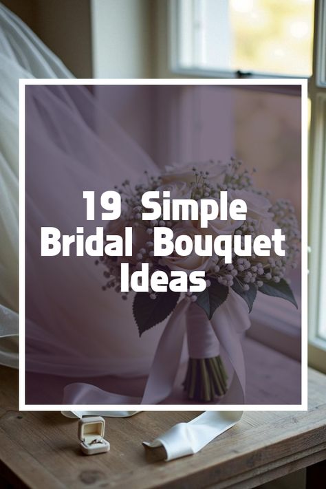 Did you know that a simple bridal bouquet can steal the spotlight with its elegance? Discover how minimalist blooms can transform your wedding style. From chic white roses to dainty wildflowers, explore our inspiring gallery with 19 stunning photos and discover the perfect bouquet that complements your big day effortlessly. Flower Bouquet Small Simple, Simple Bridal Bouquet, Small Bridal Bouquet, Small Bridal Bouquets, Fresh Wedding Flowers, Bridal Bouquet Ideas, A Bunch Of Flowers, Chic Aesthetic, Steal The Spotlight