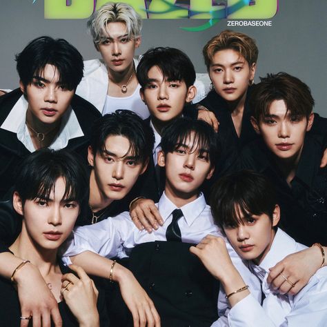 Zb1 Magazine, Exo Group Photo, Zb1 Ot9, Park Hanbin, Dazed Magazine, Dazed Korea, Baby Pink Aesthetic, Photo Grouping, Boys Planet