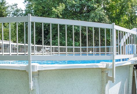 GLI Above Ground Pool Fence Add-On Kit C (2 Sections) - PoolSupplies.com Above Ground Pool Fence, Removable Pool Fence, Above Ground Pool Ladders, Above Ground Pool Steps, Pool Safety Fence, Swimming Pool Kits, Swimming Pool Safety, Swimming Pool Liners, Portable Pools