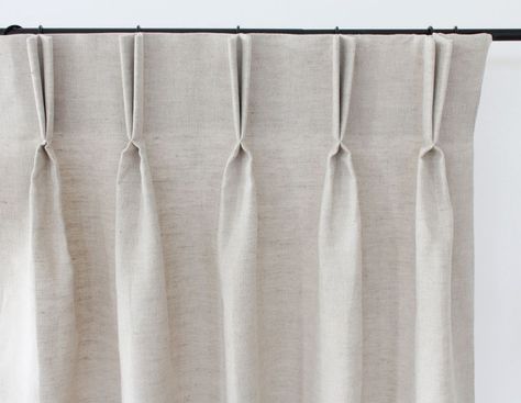 Double pleat curtains from Ada & Ina - Shop curtains online Double Pleat Curtains, Curtains Double, Heading Styles, Shop Curtains, How To Hang Curtains, Hang Curtains, Pleat Curtains, Curtain Headings, Curtain Styles