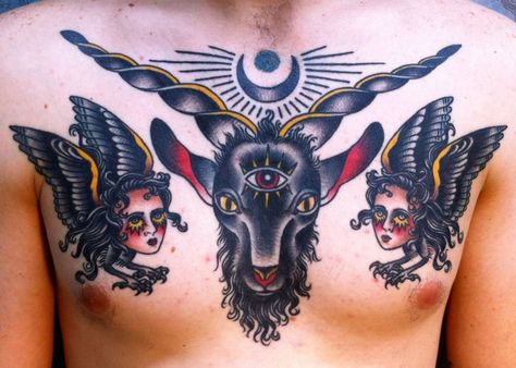 Harpy Tattoo, Pagan Tattoo, Ram Tattoo, Tattoo Apprenticeship, Viking Skull, Capricorn Tattoo, Saved Tattoo, Tattoo Traditional, Traditional Tattoo Art