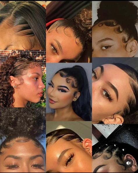 Hairstyles With Curled Hair, Curled Hair, Curly Hair Videos, Quick Natural Hair Styles, Edges Hair, Cute Simple Hairstyles, Natural Hairstyle, Beautiful Hairstyle, Beautiful Natural Hair