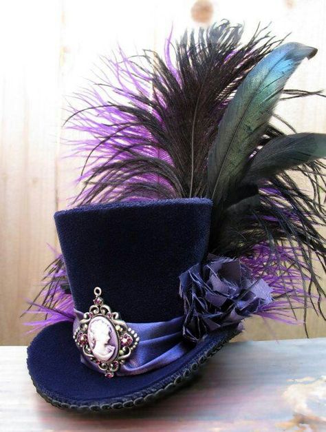 H Steampunk Mode, Steampunk Outfits, Moda Steampunk, Costume Carnaval, Diy Outfits, Mode Steampunk, Victorian Hats, Mad Hatter Hats, Steampunk Hat