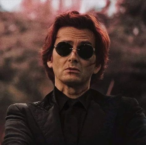 Good Omens, Red, Hair, Black