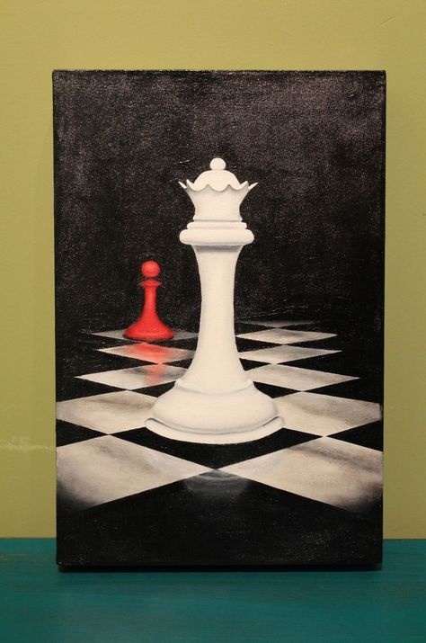 Twilight Canvas Painting, Twilight Painting Ideas On Canvas, Painting Ideas On Canvas Books, Book Cover Design Painting, Books Canvas Painting, Twilight Inspired Painting, Break Up Painting Ideas, Chess Art Paintings, Twilight Painting Ideas