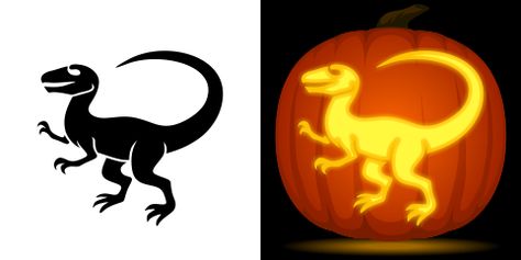 Dinosaur Pumpkin Stencil Dinosaur Pumpkin Carving Stencil, Easy Scary Pumpkin Carving, Dinosaur Pumpkin Carving, Scary Pumpkin Carving Patterns, Dinosaur Pumpkin, Pumpkin Carving Stencil, Halloween Pumpkin Stencils, Halloween Pumpkin Diy, Disney Pumpkin Carving