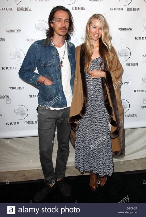 Download this stock image: Incubus vocalist Brandon Boyd (L) and actress Baelyn Neff Shine On Sierra Leone 5th Annual Fundraiser at a private residence Venice, California - 25.05.11 - DBDN2T from Alamy's library of millions of high resolution stock photos, illustrations and vectors. Torso Man, Brandon Boyd, Hair Pics, Venice California, Male Torso, Incubus, Urban Street, Shine On, Long Hair Styles Men