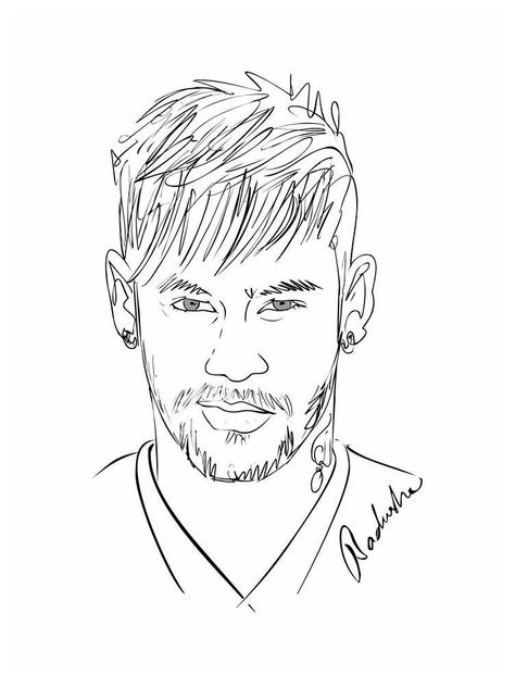 Neymar Drawing Art, Neymar Jr Art Drawing, How To Draw Neymar, Neymar Drawings, Football Players Drawing, Neymar Sketch, Neymar Jr Drawing, Neymar Jr Art, Neymar Drawing