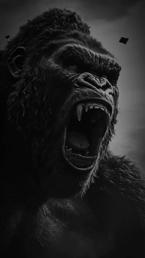 Silver Back Gorilla Tattoo, Gorilla Chest Tattoo, King Kong Tattoo, Gorilla Wallpaper, Gorilla Ink, Jungle Tattoo, Animal Tattoos For Men, Animal Sleeve Tattoo, Gorilla Tattoo