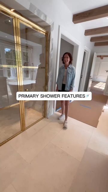 Erin Stetzer on Instagram: "Sharing the primary shower today and all its fun features 🚿✨ Any features jump out to you? I am loving the smooth transition into showers these days✨ Design: @studiomcgee Architect: @reagan_andre_architecture Builder: @erinstetzerhomes Want to talk with Erin about YOUR project? For homeowners and builders, whether you are looking for input on a current project or thinking about building or remodeling a home, Erin and her team are here to help you through the entire process! Head to https://www.erinstetzerhomes.com to book a virtual consult with Erin today ✨💻🙌 ______ #erinstetzerhomes #homebuilder #custombuilder #customhomes #customhomebuilder #construction #dreamhome #homeinspo #homedesign #builder #homesweethome #newhome #newconstruction #housegoals #builde I Am Loving, House Goals, Custom Home Builders, Master Bath, Home Builders, New Construction, Custom Homes, Sweet Home, New Homes