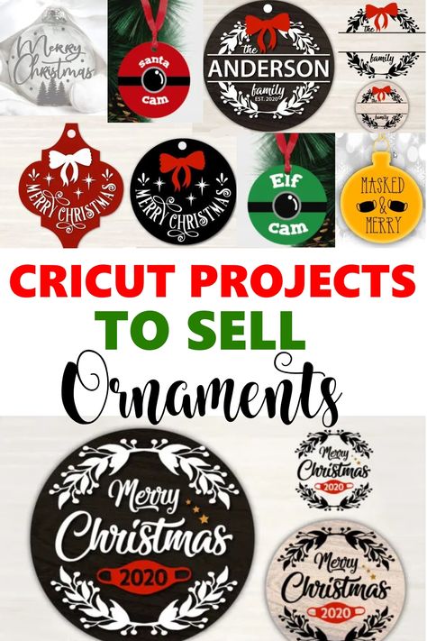 How To Make Acrylic Ornaments, Christmas Ornaments Sublimation, Sublimation Ornament Ideas, Christmas Ornaments To Make And Sell, Cricut Ornaments Diy, Cricut Christmas Decorations, Christmas Ornaments Cricut, Cricut Christmas Ornaments, Vinyl Christmas Ornaments