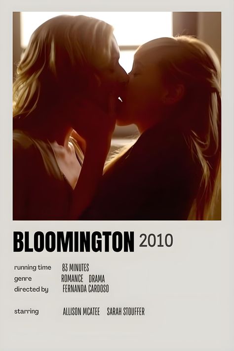 Bloomington Movie, Allison Mcatee, Movie Character Posters, Movies To Watch Teenagers, Bon Film, New Movies To Watch, Girly Movies, Great Movies To Watch, Minimalist Movie Poster