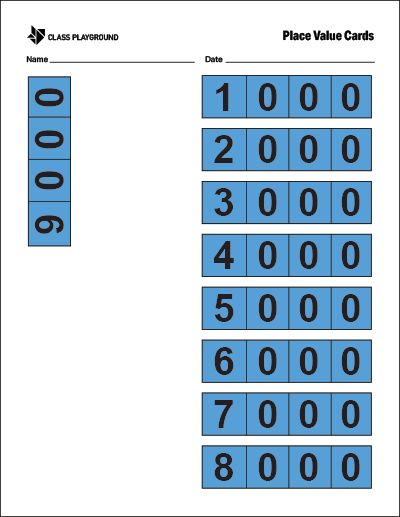 Place Value Manipulatives, Place Value Cards, Math Montessori, Place Value With Decimals, Place Value Chart, Decimal Places, Base Ten Blocks, Math Place Value, Shapes Preschool