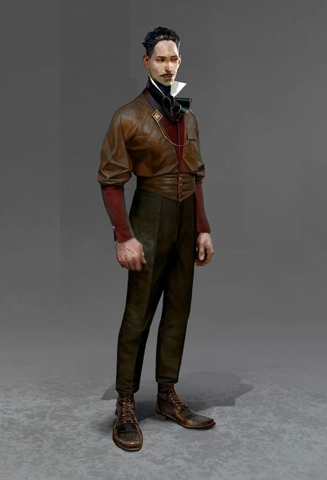 Dishonored 2, Dishonored, Concept Art Character, Game Concept Art, Girls Characters, Gaming Clothes, Dieselpunk, Cthulhu, Dnd Characters