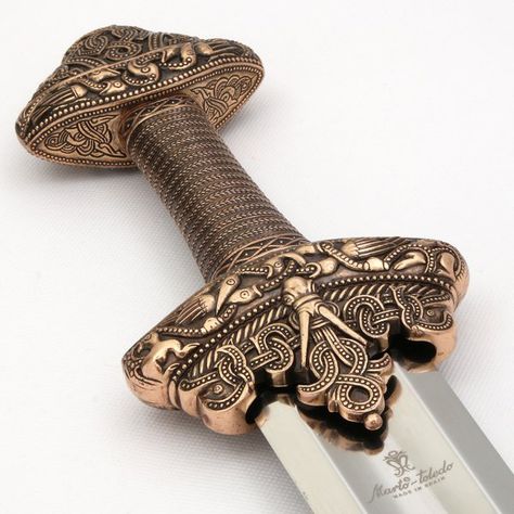 NobleWares Image of Viking Sword 543 by Marto of Toledo Spain Toledo Spain, The Dark Artifices, Princess Of Power, Throne Of Glass, Viking Jewelry, Greek Gods, Dragon Age, Gods And Goddesses, Greek Mythology