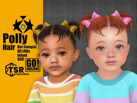 Ts4 Kids, Medieval Hair, Infant Cc, Ts4 Hair, Infant Hair, Sims Baby, Pelo Sims, Free Sims 4, Sims 4 Children