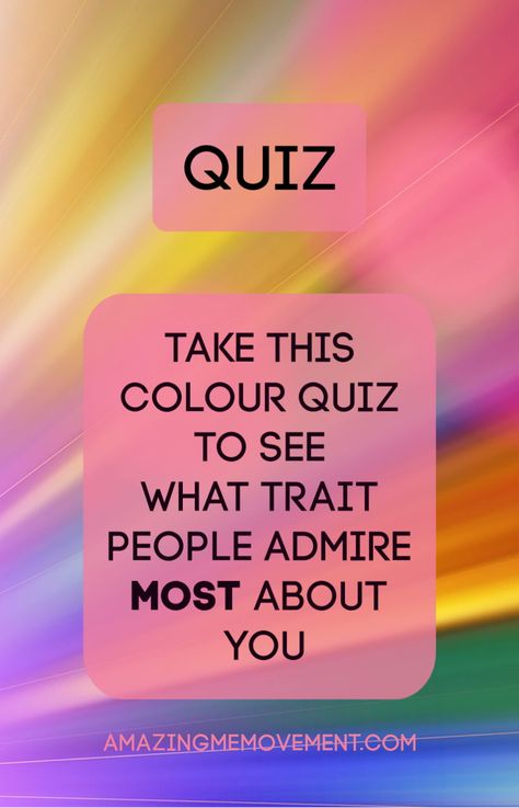 What trait do people admire most about you? Take this colour test to find out now  #whoareyou #personalityquizzes #psychologytest #testsandquizzes #quizzesforwomen #quizzesforteens #buzzfeedquizzes #playbuzzquizzes #quizzesaboutyourself #triviaquizzes #relationshipquizzes #generalknowledgequizzes Colourblind Test, What Colour Are You Quiz, What Color Are You Quiz, Aura Colors Quiz, True Colors Personality Test, Quizzes For Teenagers, True Colors Personality, Color Personality Test, Quizzes Funny