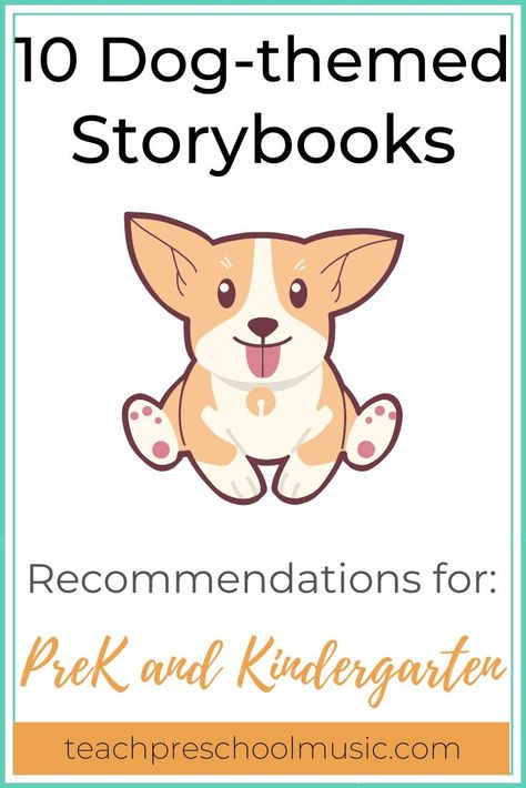 Are you looking for some great dog-themed books for Preschool and Kindergarten children? While curating resources for my Dog-themed Preschool Music Lesson Plan, I found some great books and rediscovered other gems. Check out my blog for 10 book recommendations, along with many other free resources! Books About Dogs, Preschool Music Lessons, Books For Preschool, Music Lesson Plan, Teach Preschool, Music Lesson Plans, Preschool Music, Music Lesson, About Dogs