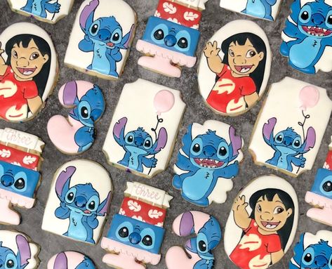 Lilo Stitch Cookies, Stitch And Angel Cookies Decorated, Lilo And Stitch Birthday Cookies, Stitch Cookies Decorated, Lilo And Stitch Sugar Cookies, Lilo And Stitch Decorated Cookies, Stitch Birthday Cookies, Stitch Sugar Cookies, Lilo And Stitch Chocolate Covered Oreos