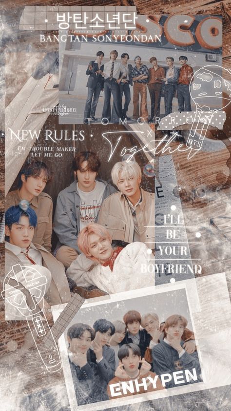 #kpopwallpaper #bts #txt #enhypen bts txt enhypen wallpaper aesthetic Cute Txt Wallpapers Aesthetic, Enhypen Group Wallpaper Aesthetic, Enhypen And Txt Wallpaper, Enhypen Group Photo Wallpaper Aesthetic, Enhypen Group Wallpaper, Txt Group Photo With Names, Txt Enhypen Wallpaper, Cute And Aesthetic Wallpaper, Aesthetic Wallpaper Enhypen