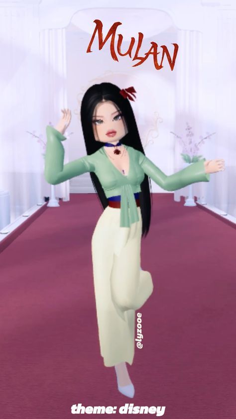 Mulan Dti Outfit, Kim Possible Dress To Impress Theme, I Just Came From Dress To Impress Outfit, Disney Dti Outfit, Mulan Dress To Impress, Mean Girls Dress To Impress, Dress To Impress I Just Came From, Disney Dress To Impress, Mean Girl Dress To Impress