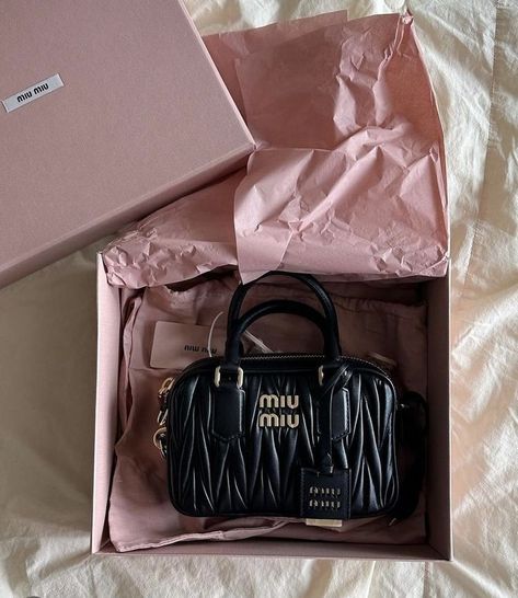 Miumiu Bags, Miu Miu Handbags, Aesthetic Bags, Miu Miu Bag, Bag Obsession, Girly Bags, Closet Organizer, Fancy Bags, Bags Aesthetic