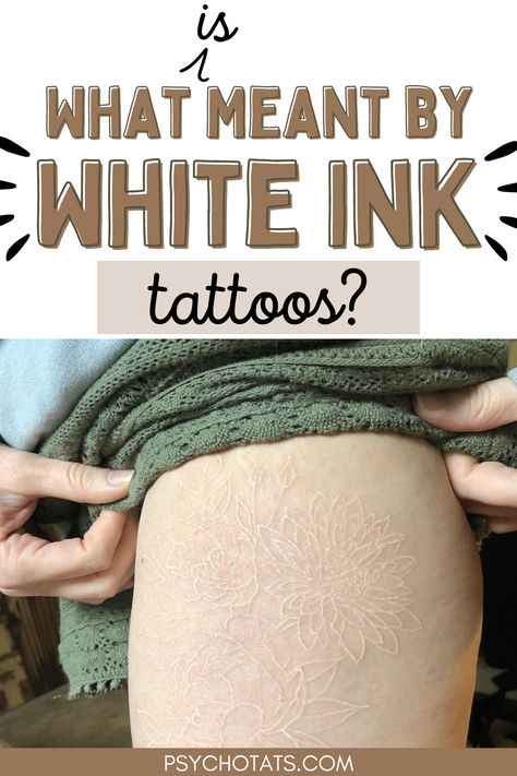 white ink tattoos White Ink Tattoo On Dark Skin, White Tattoos For Women, White Ink Tattoos, Tattoo Guide, White Tattoos, White Ink Tattoo, Hidden Message, White Tattoo, Black Ink Tattoos