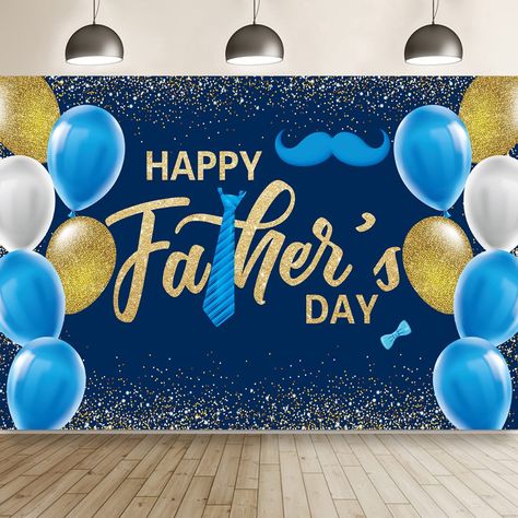 Fathers Day Decorations Backdrop, Happy Father's Day Banner Father's Day Balloons Backgrounds for Father's Day Party Decor 71 Inch x 43 Inch Fathers Day Decorations, Father's Day Party, Fathers Day Brunch, Day Party Decor, Diy Father's Day Crafts, Fathers Day Banner, Balloon Background, Fathers Day Photo, Father's Day Diy